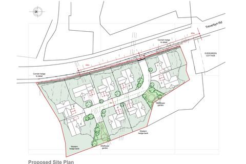 Plot for sale, Treverbyn Road, St Austell