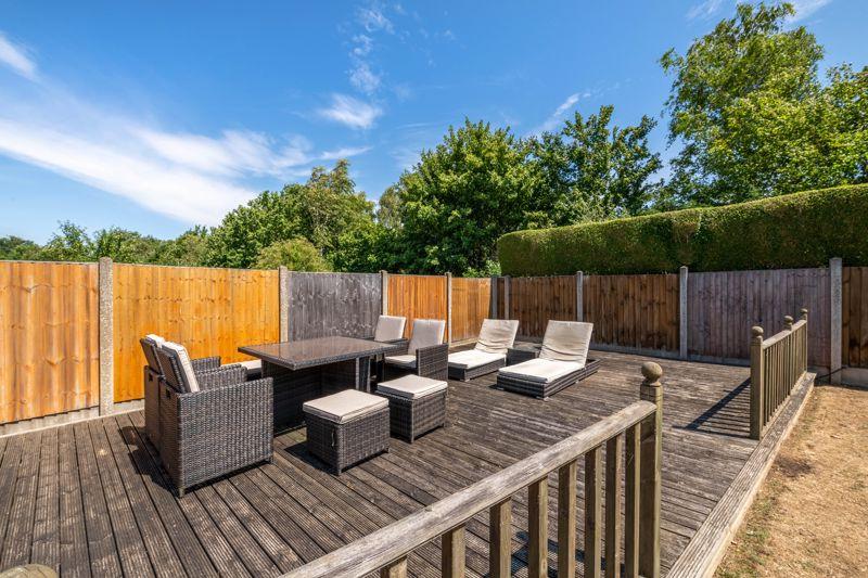 Decked seating area