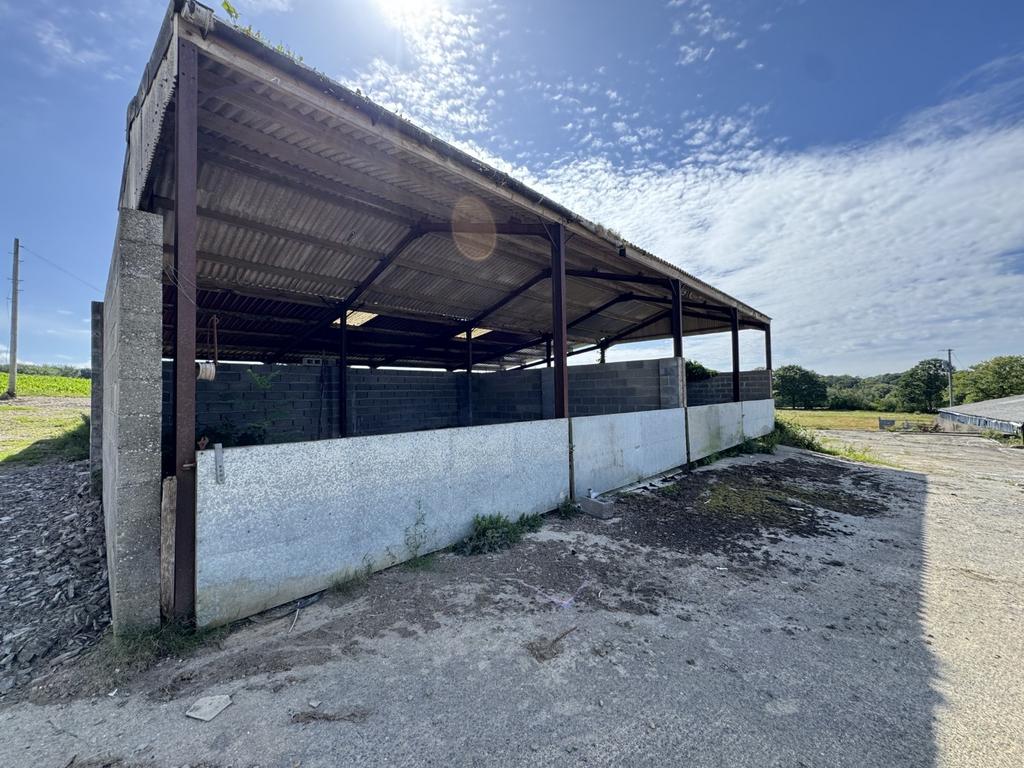 3 Bay Machinery Shed with rear len-to