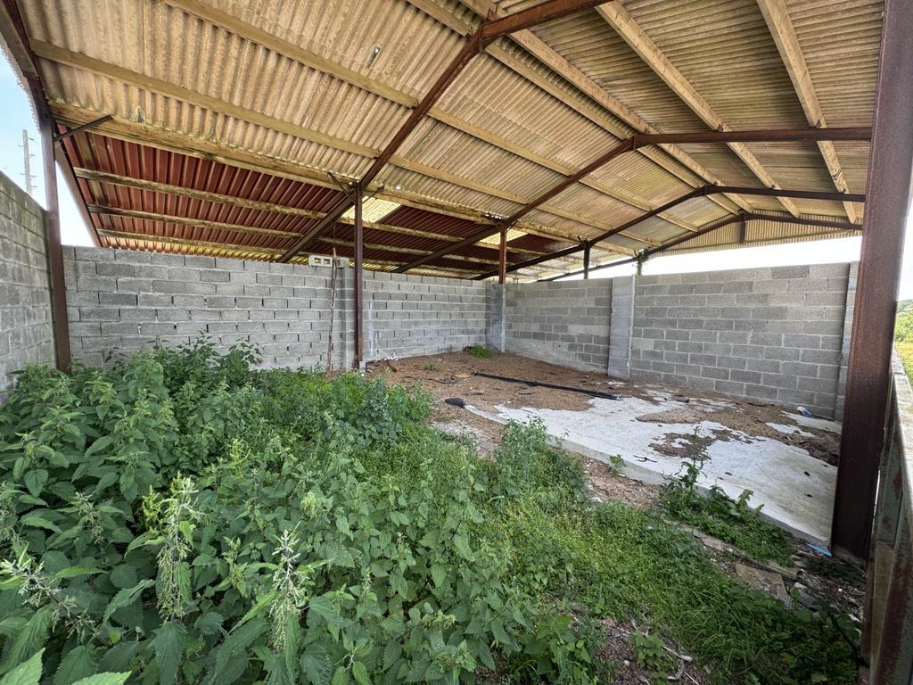 3 Bay Machinery Shed with rear len-to