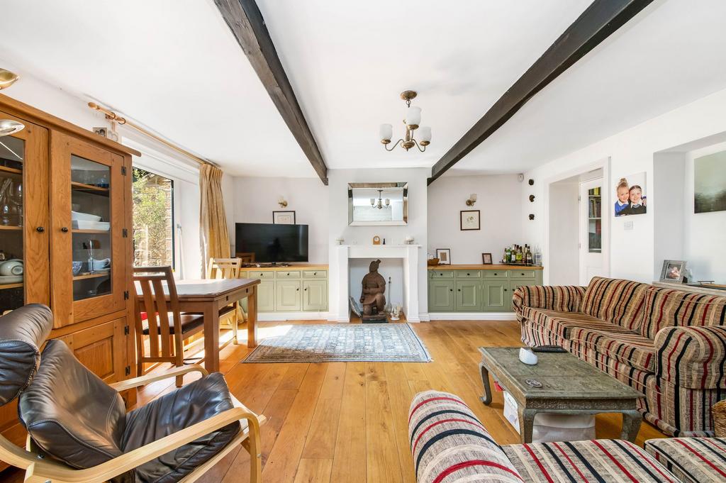 Open plan living dining room
