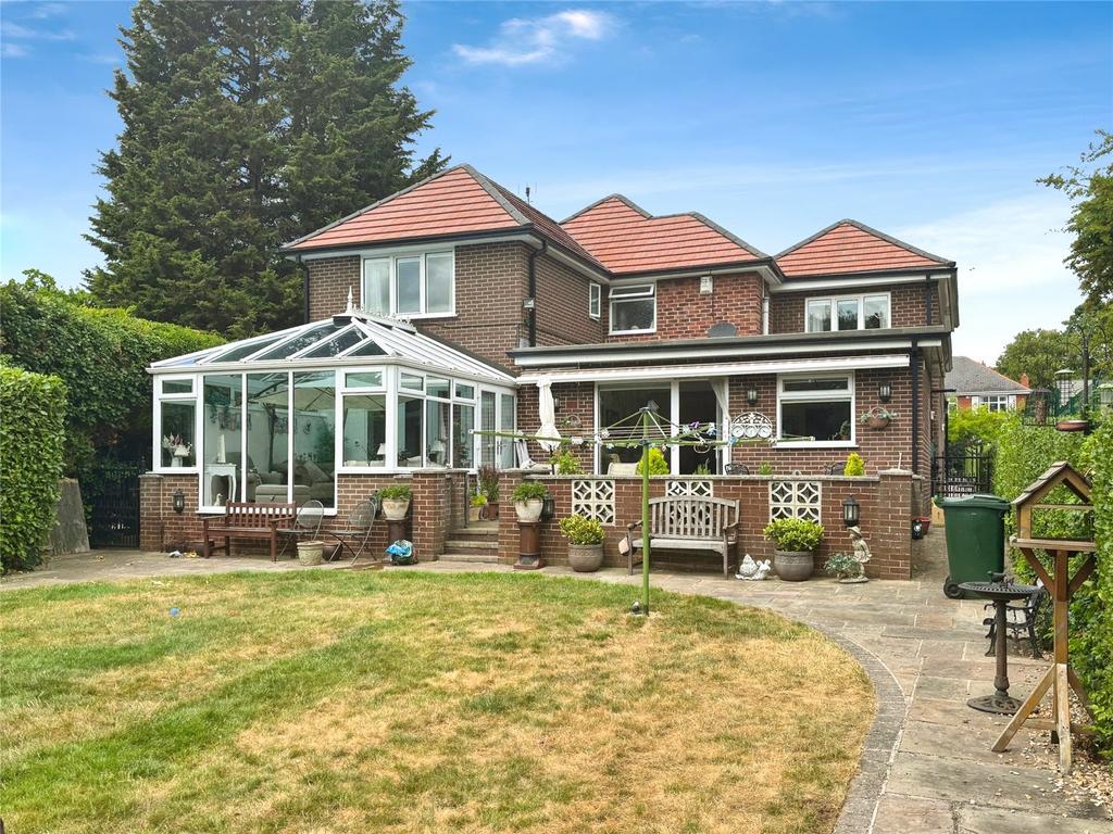 Rear Of Home