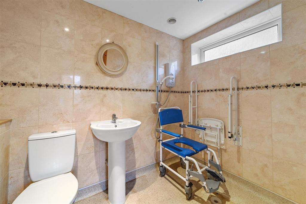 Downstairs wet room
