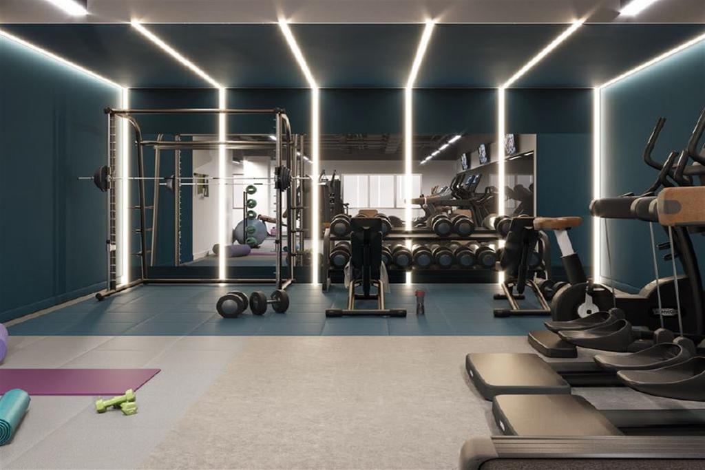Gym and Spin Room
