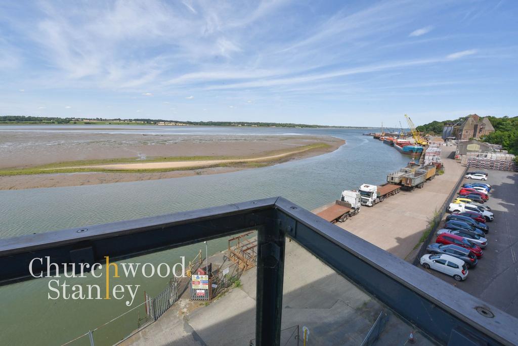 View towards Harwich and Felixstowe