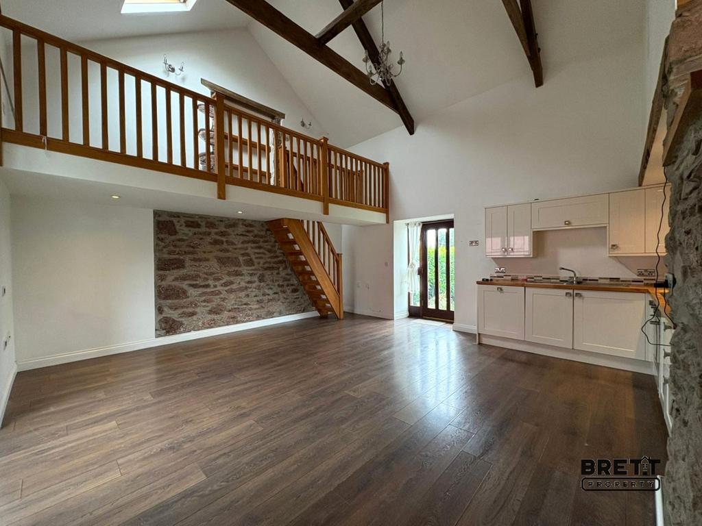 Kitchen/Dining and Living Room