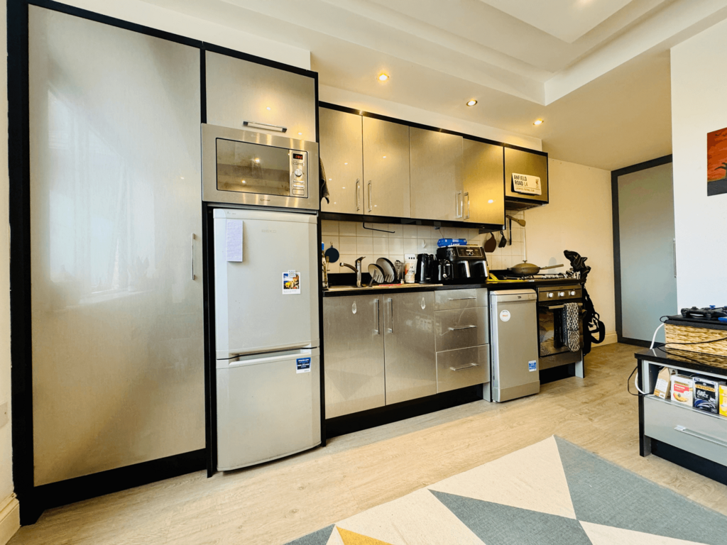 Open plan reception/kitchen one