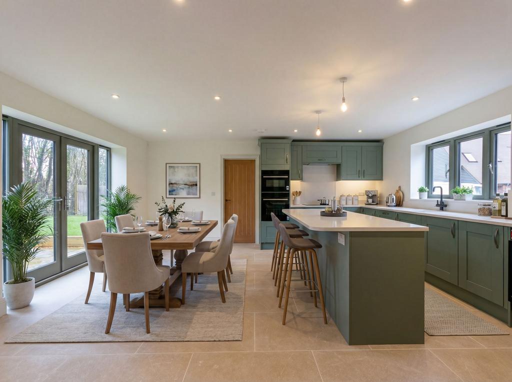 AI enhamced furniture in the kitchen
