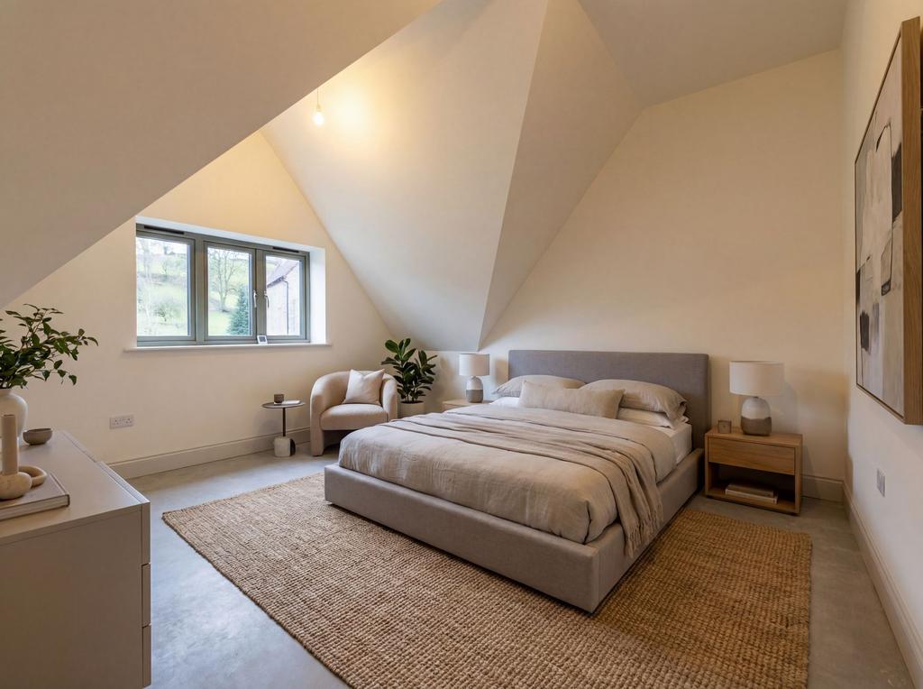 AI enhanced furniture in bedroom