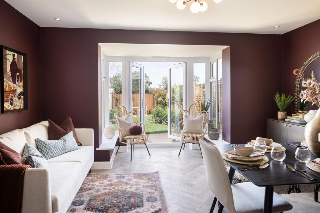 Kitchen with dining area in the Rockley 3...