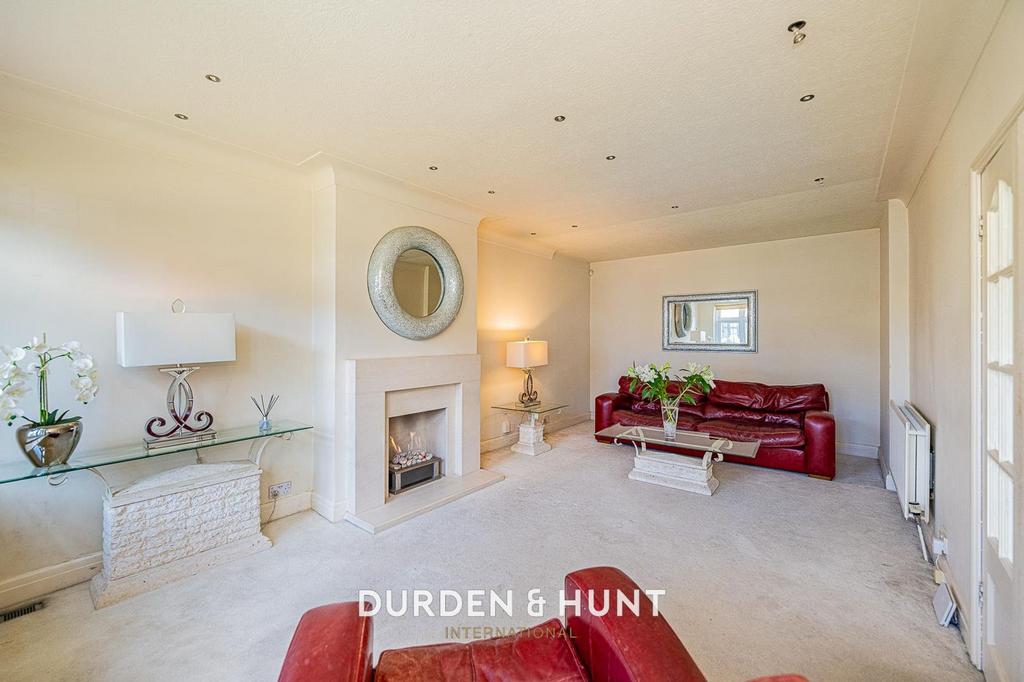 Living room, fireplace
