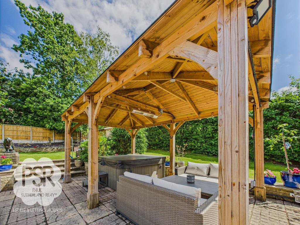 Sheltered Hot Tub and Al Fresco Dining Area