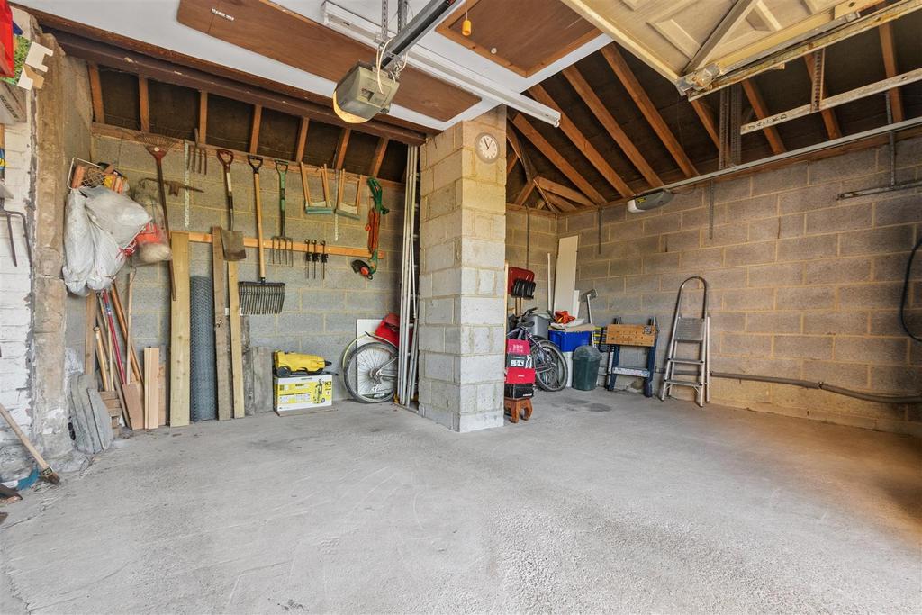 Double garage with loft