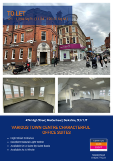 Office to rent, 47-47A High St Maidenhead SL6 1JT