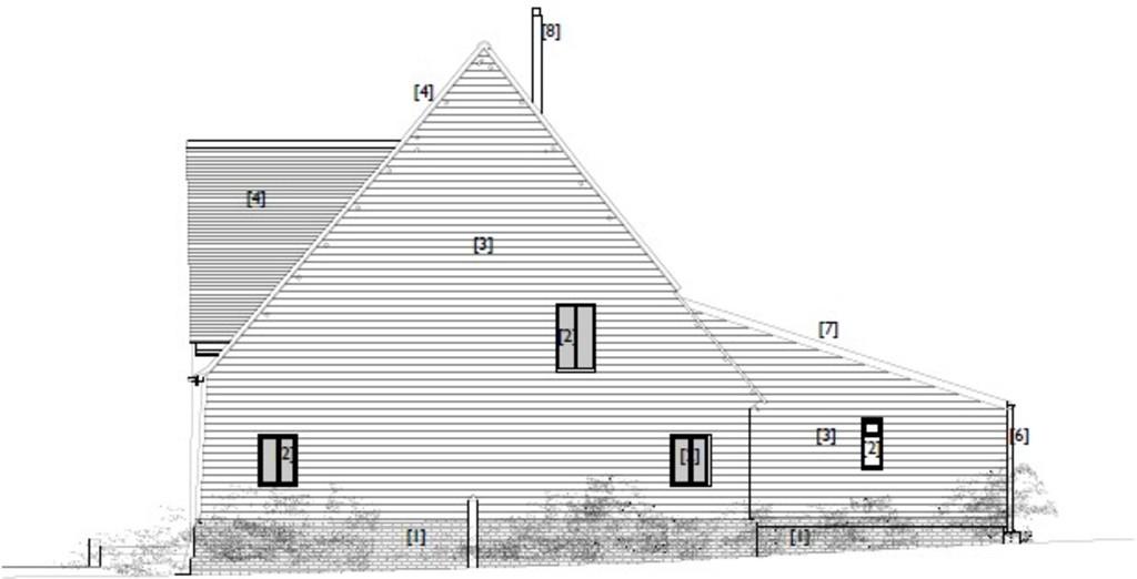 Barn Proposed North East Elevation