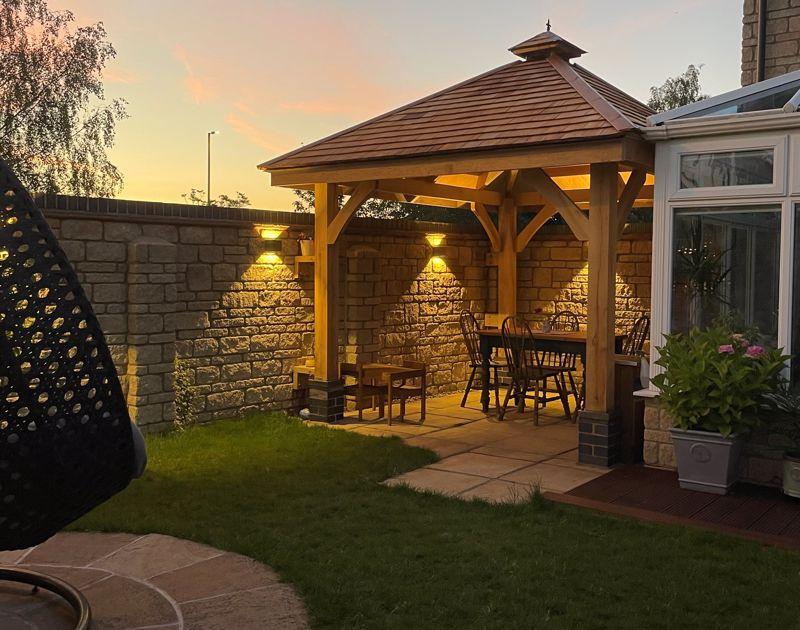 Gazebo At Night