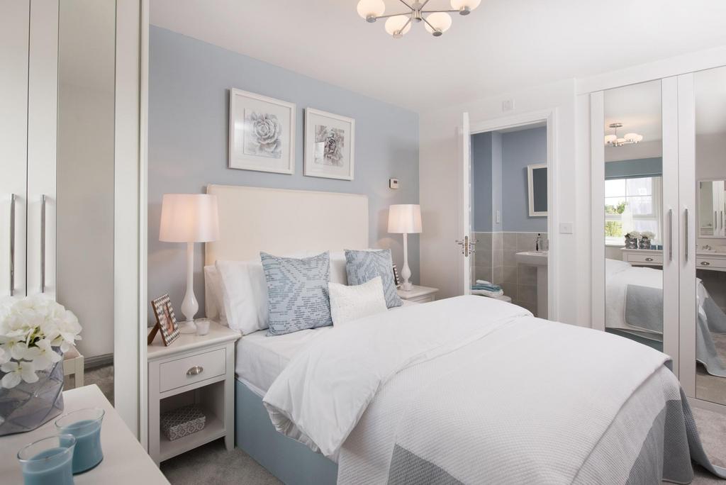 Double bedroom with en suite inside The Moresby