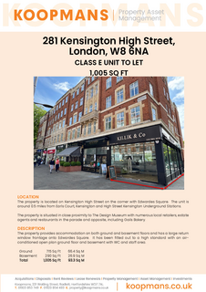 Retail property (high street) to rent, 267-281 Kensington High St London W8 6NA