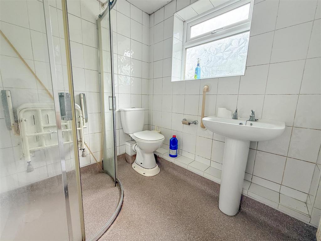 Downstairs family shower room