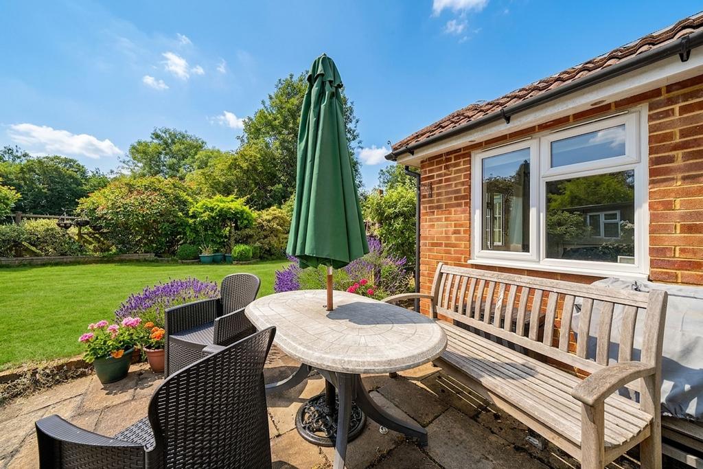 Patio view, garden