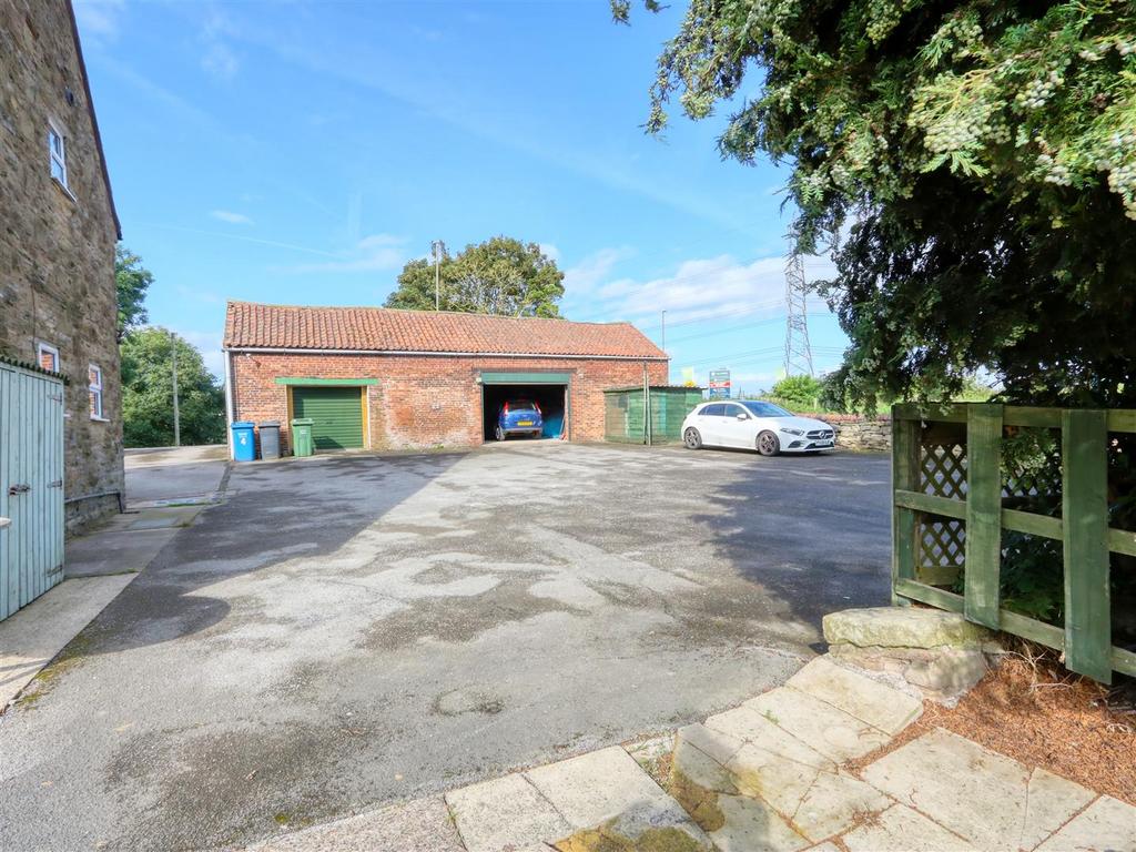Garage and driveway