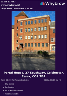 Office to rent, 27 Southway Colchester CO2 7BA