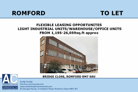Warehouse to rent, 7-8 Bridge Close Romford RM7 0AU
