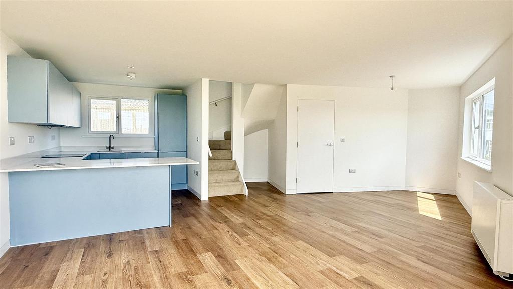 Open-plan living area, open plan living
