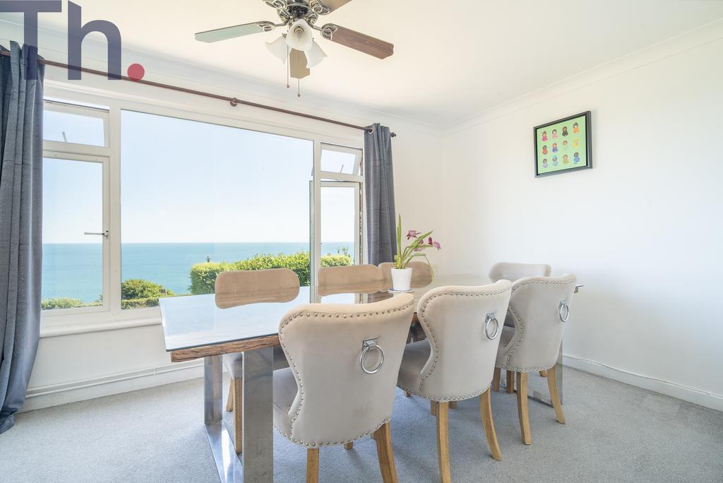 Dining Room with lovely sea views