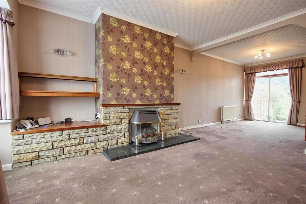 Through lounge and dining room