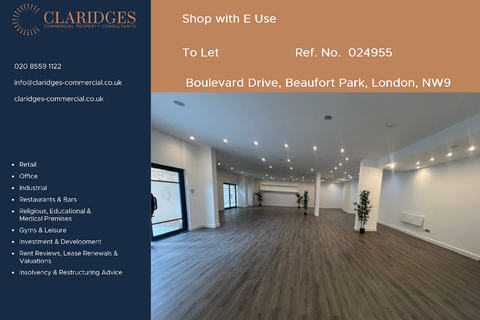 Retail property (high street) to rent, 19 Boulevard Dr London NW9 5JH