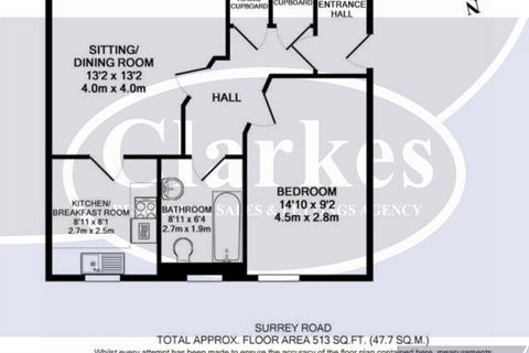 1 bedroom apartment for sale, Bracken Court, Surrey Road, Westbourne, Bournemouth