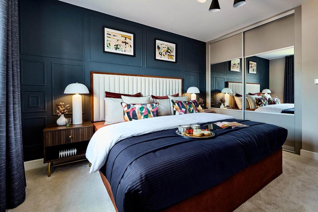 The main bedroom offers a place to unwind away...