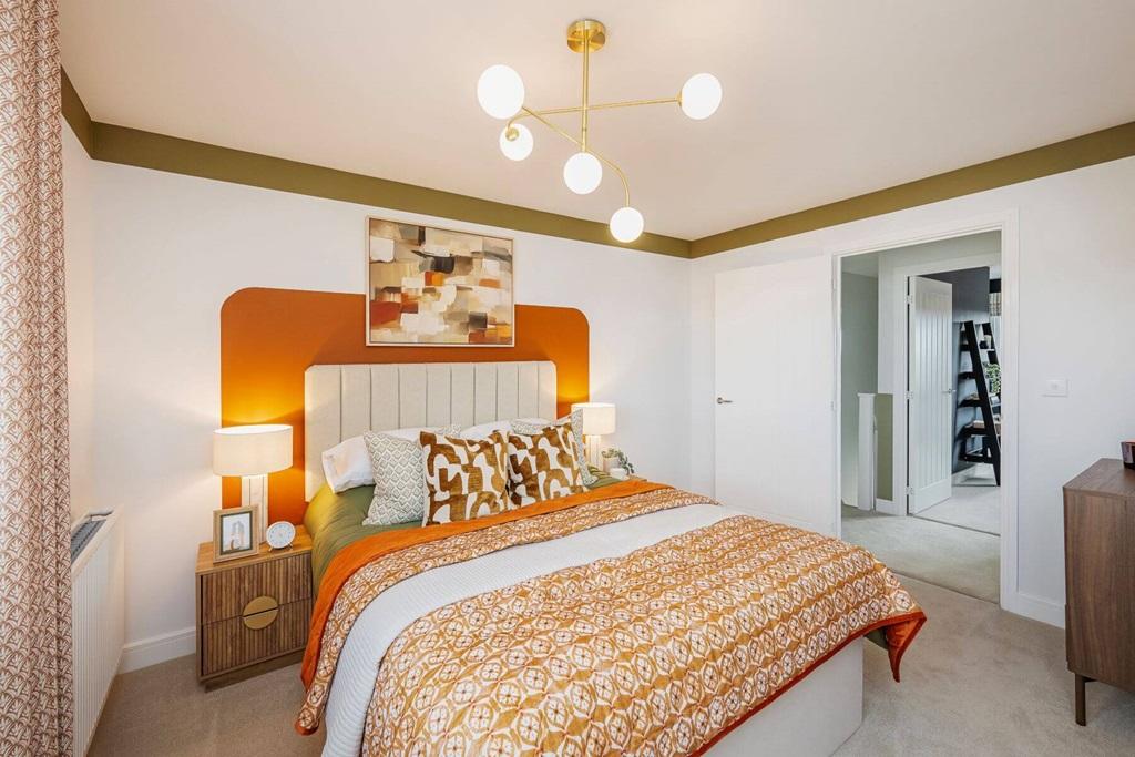 The main bedroom offers space to relax away...