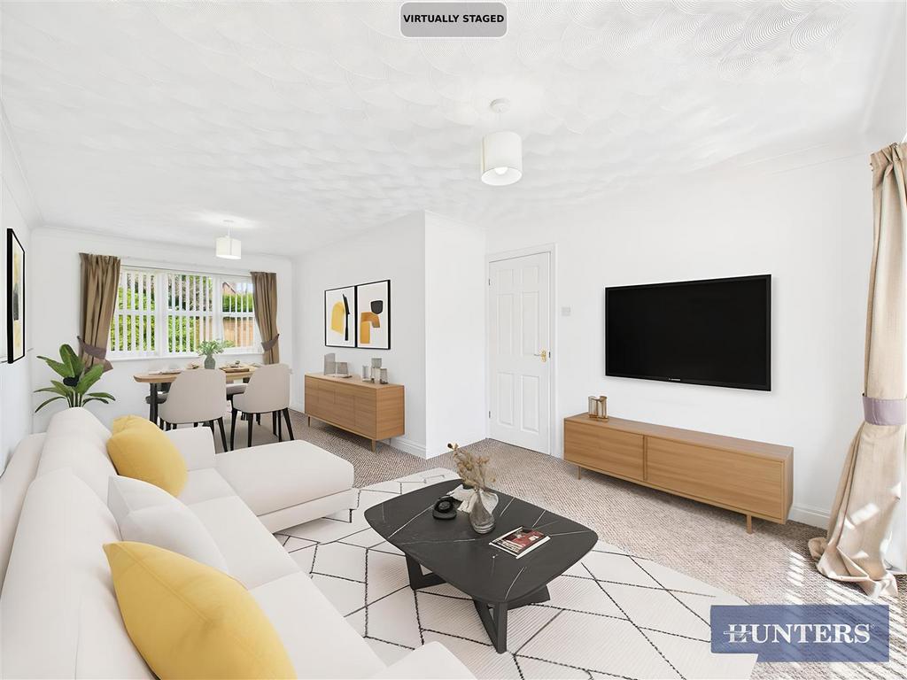 AI Staged Living Room