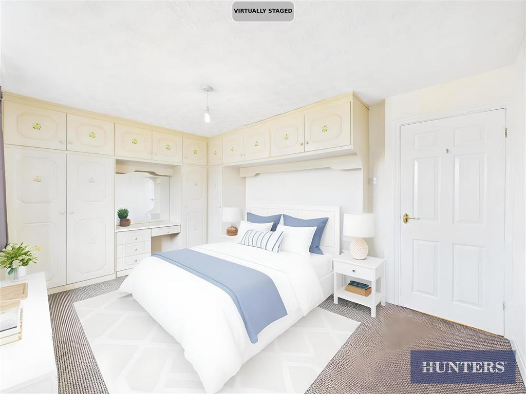 AI Staged Bedroom