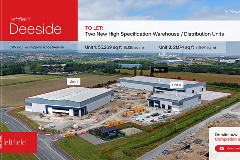 Warehouse to rent, Leftfield Deeside, Estuary Way Pentre CH5 2RD