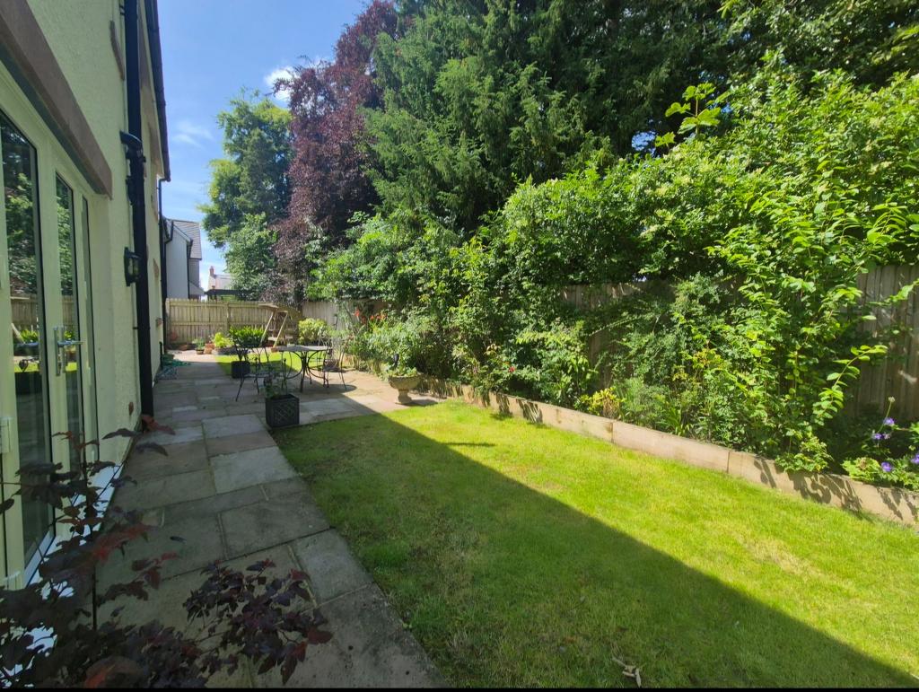 Rear garden
