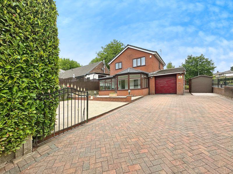 Rear driveway