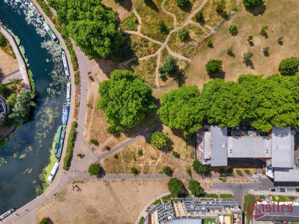Aerial view, land