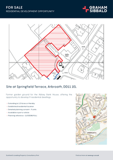 Land for sale, Springfield Ter Arbroath DD11 1EL