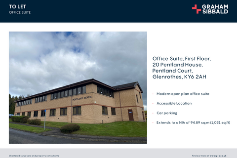 Office to rent, Pentland Park Glenrothes KY6 2AH