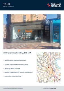 Office to rent, 24 Friars St Stirling FK8 1HA