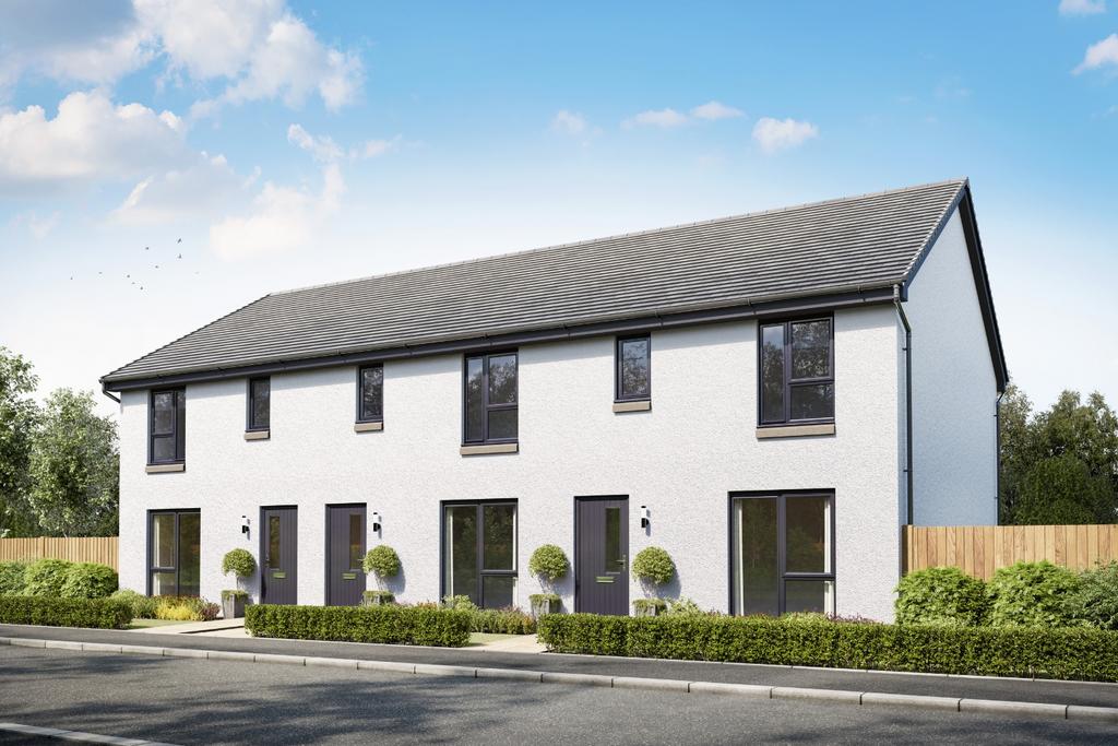 3 bedroom Huntly at Cammo Meadows with render...