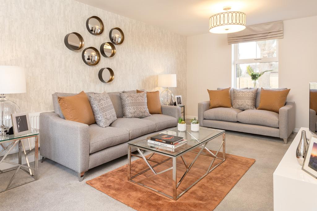Spacious lounge in the Hadley Special 3 bedroom...
