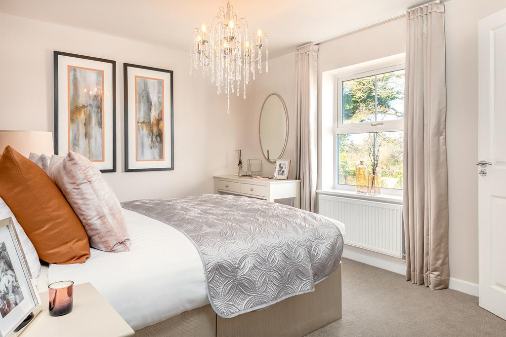 En suite main bedroom in the Hadley Special 3...