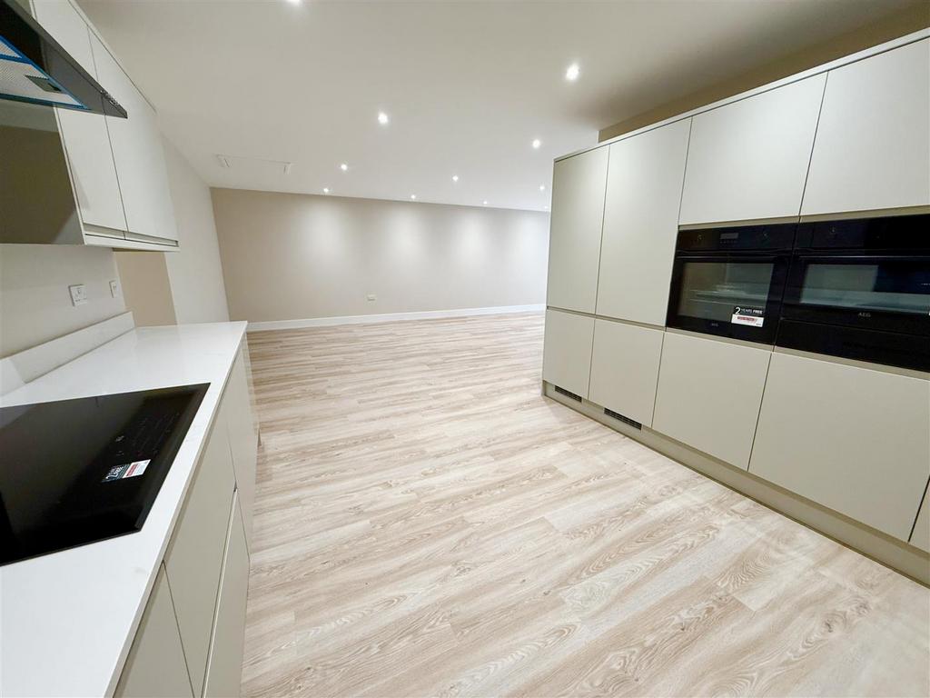 Kitchen to open plan living