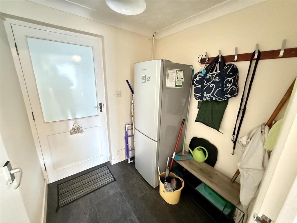 Door to utility room