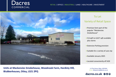 Retail property (high street) to rent, Hardisty Hl Otley LS21 2PQ