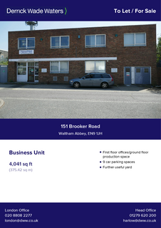 Industrial unit to rent, 151 Brooker Rd Waltham Abbey EN9 1JH